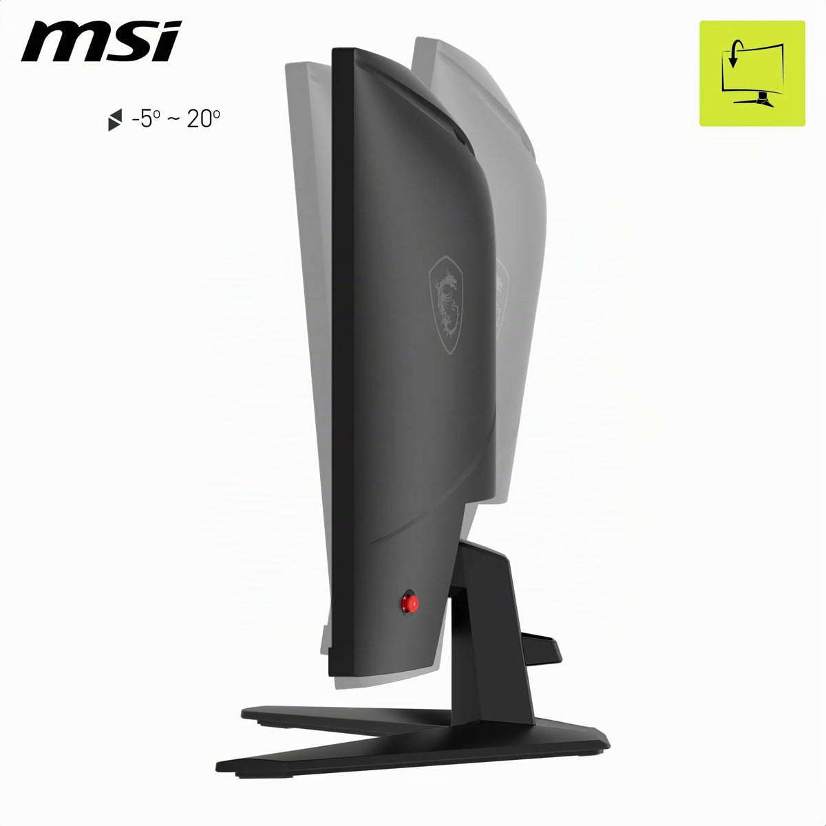 MSI MAG 275CQF E18 Monitor de gaming WQHD de 27 inch cu 1500R, 2560 x 1440 Rapid VA, 180 Hz, 0,5 ms, compatibil HDR, Eye Care, HDMI 2.0b, DP 1.4a, fără ramă, ajustabil pe înclinare, suport VESA, negru - 4711377289573