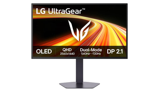 LG Ultragear™ 27GX790B-B Monitor de Gaming QHD OLED de 27 Zoll, 540Hz/720Hz Dual Mode, 0,02ms, DisplayHDR True Black 500, AMD FreeSync Premium Pro, 1x DisplayPort 2.1, 2X HDMI 2.1, Negru