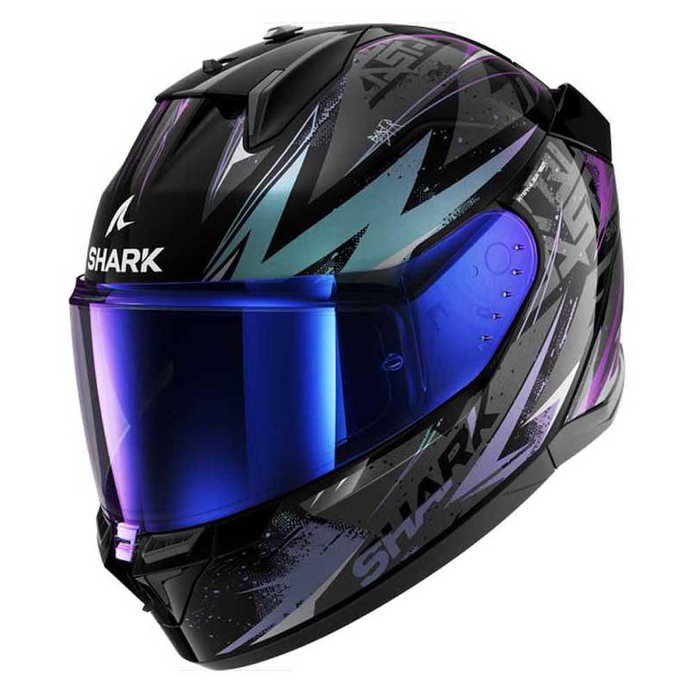 SHARK, Integral Helmets Motorcycle D-SKWAL 3 BLAST-R black green glitter KGX, XL - HE0920EKGX