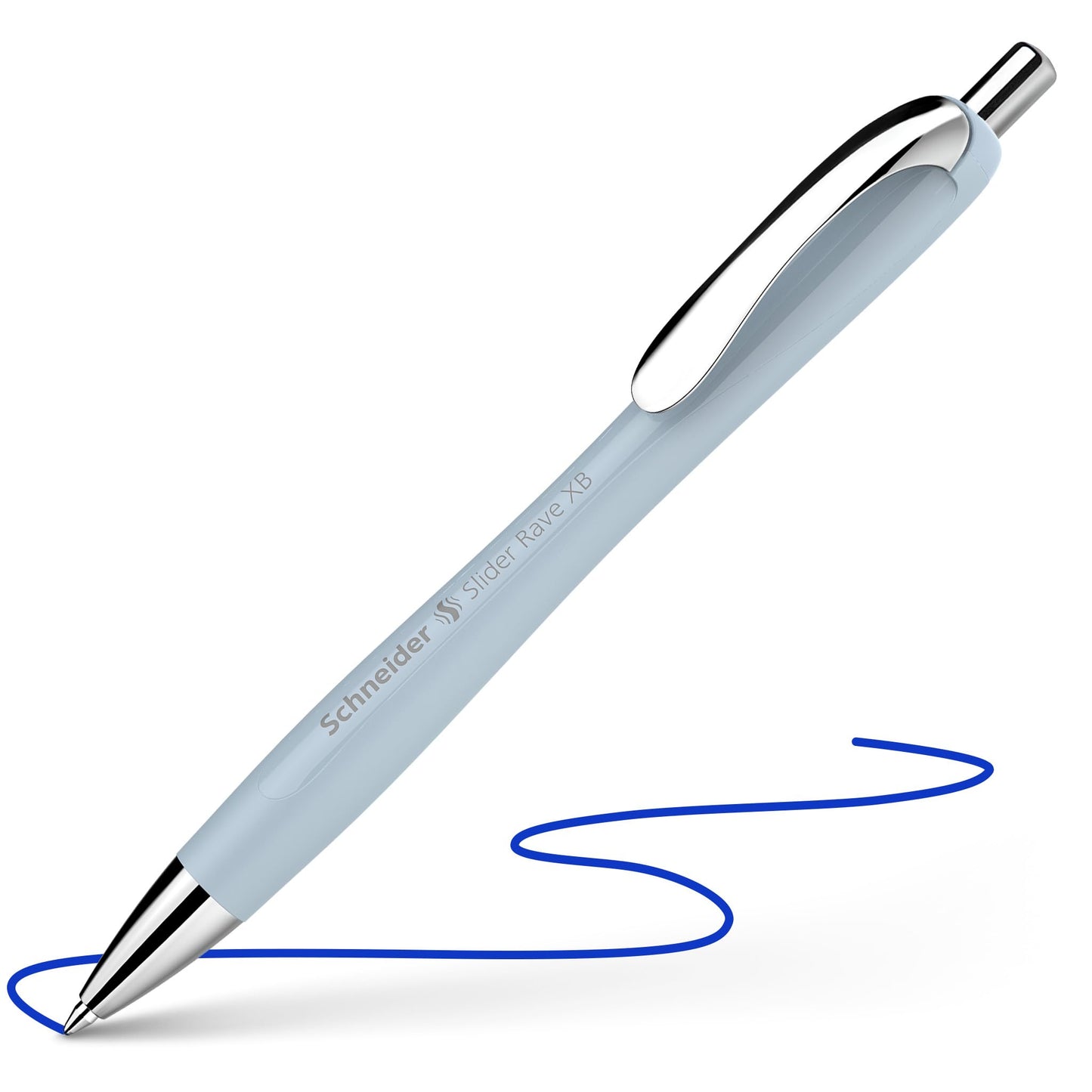 Schneider Slider Rave XB Ballpoint Pen, Pack of 5, Arctic White - 132553