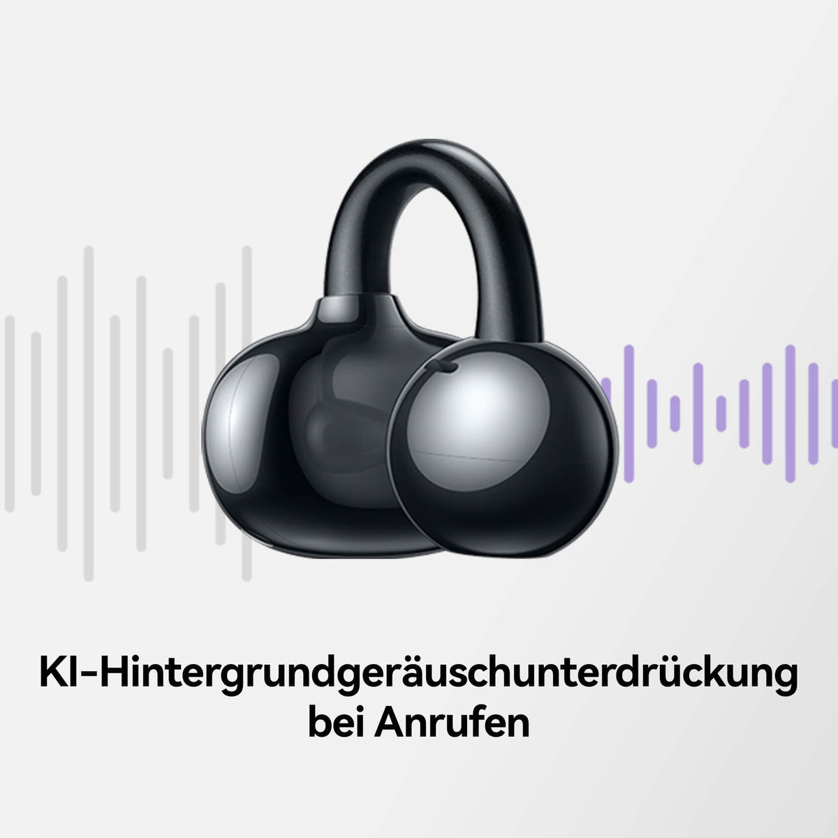 HUAWEI FreeClip Wireless Headphones, Black - 55037247