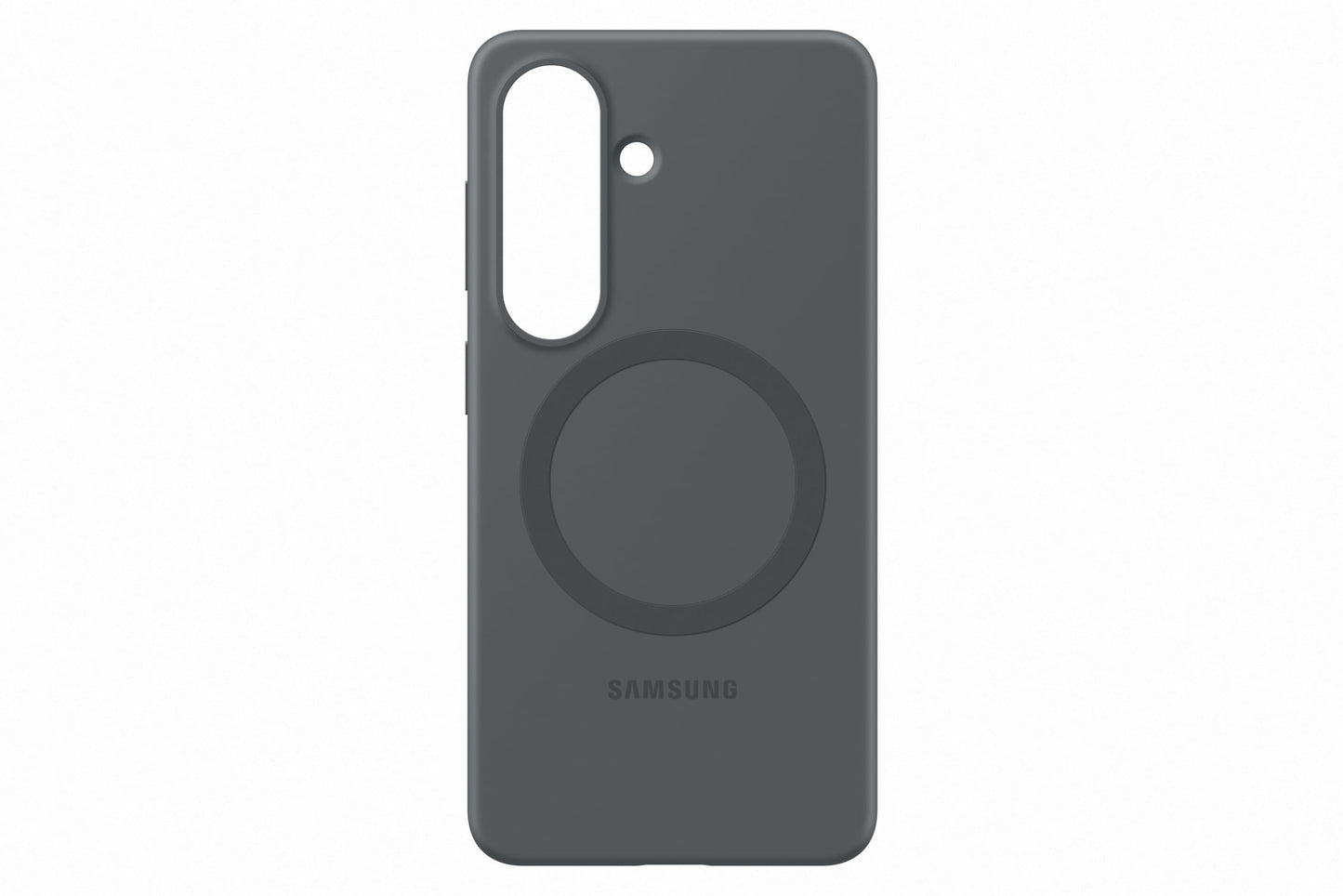 Samsung Silicone Magnet Smartphone Case EF-ES942, case for the Galaxy S26, mobile phone case with magnetic ring for attaching accessories, carbon look, protective case, shockproof, thin and easy to grip, black - EF-ES942CBEGWW