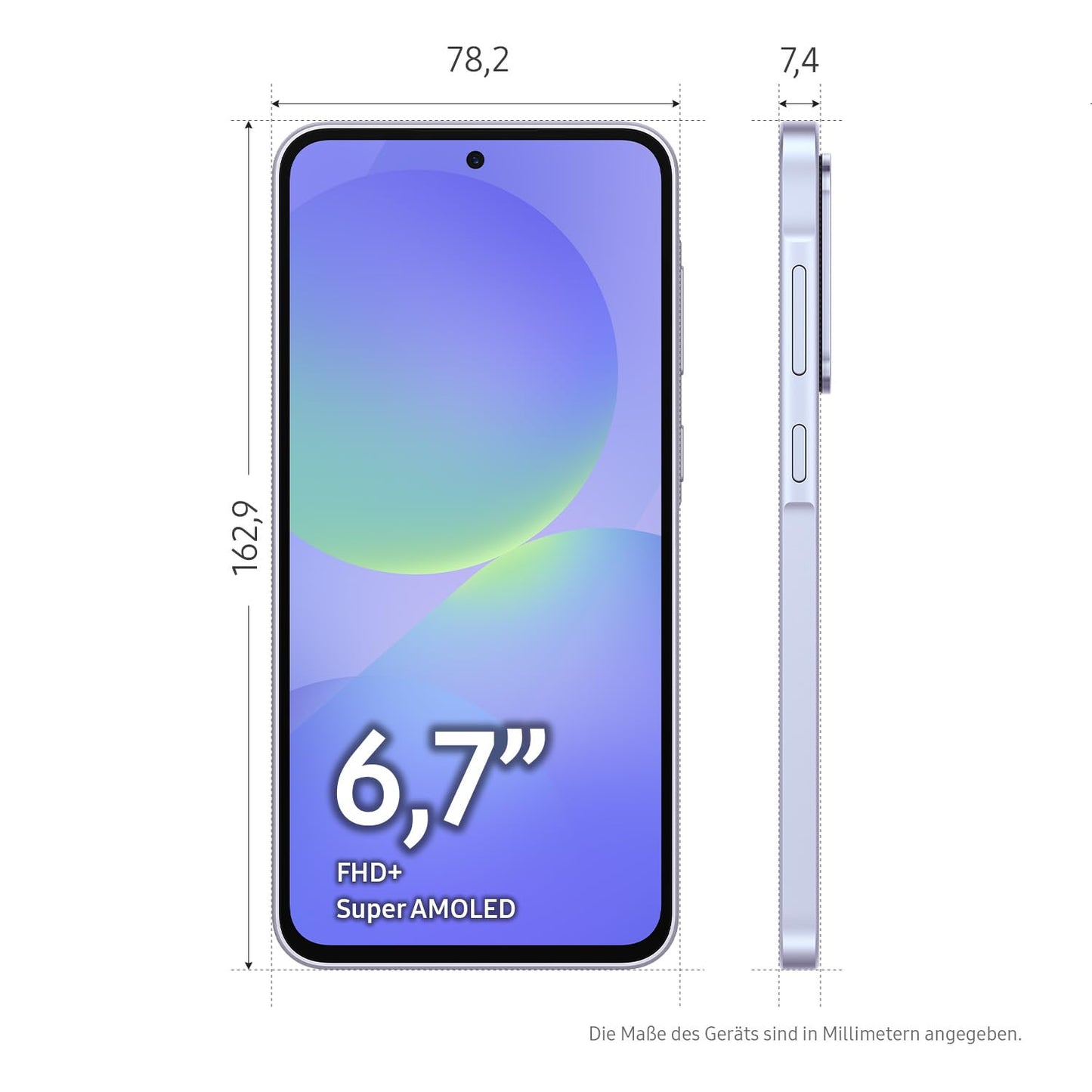 Samsung Galaxy A36 5G AI Smartphone ohne Vertrag - F-MA366BLVBAMZ