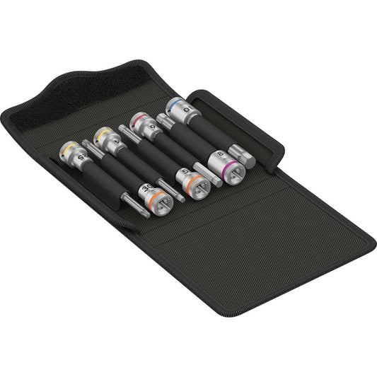 Wera 05004176001 Bicycle Set 8, bit nut set, 7 pieces