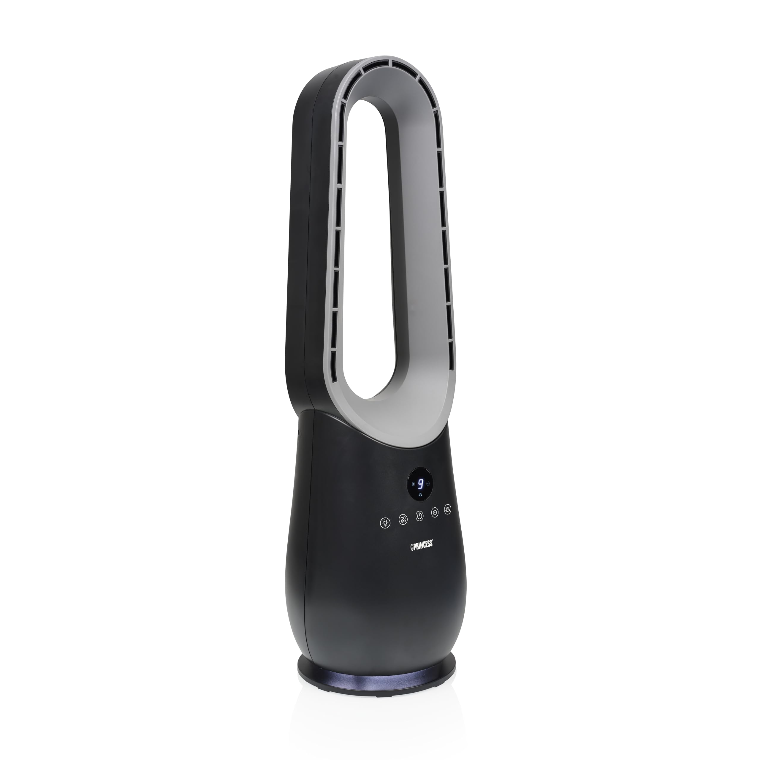 Ventilator fără lame Princess - 70W - Lumină ambientală - Consum redus - Oscilație 75° - 3 viteze - 351590 - 01.351590.01.001