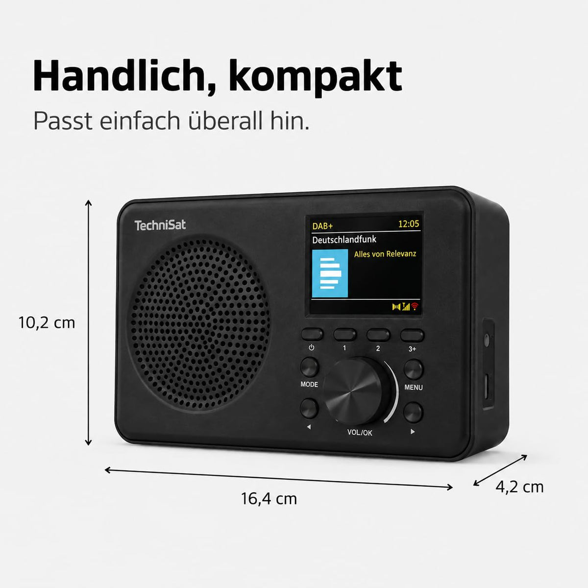 TechniSat Viola 2 C BT - portable DAB radio with Bluetooth - 0000/2955