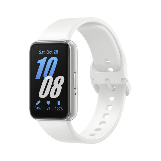 Samsung Galaxy Fit3 Smartwatch, Fitness Watch as Fitness Tracker and Activity Tracker, Silver, Incl. 36 Months Manufacturer's Warranty [Exclusively at Amazon]