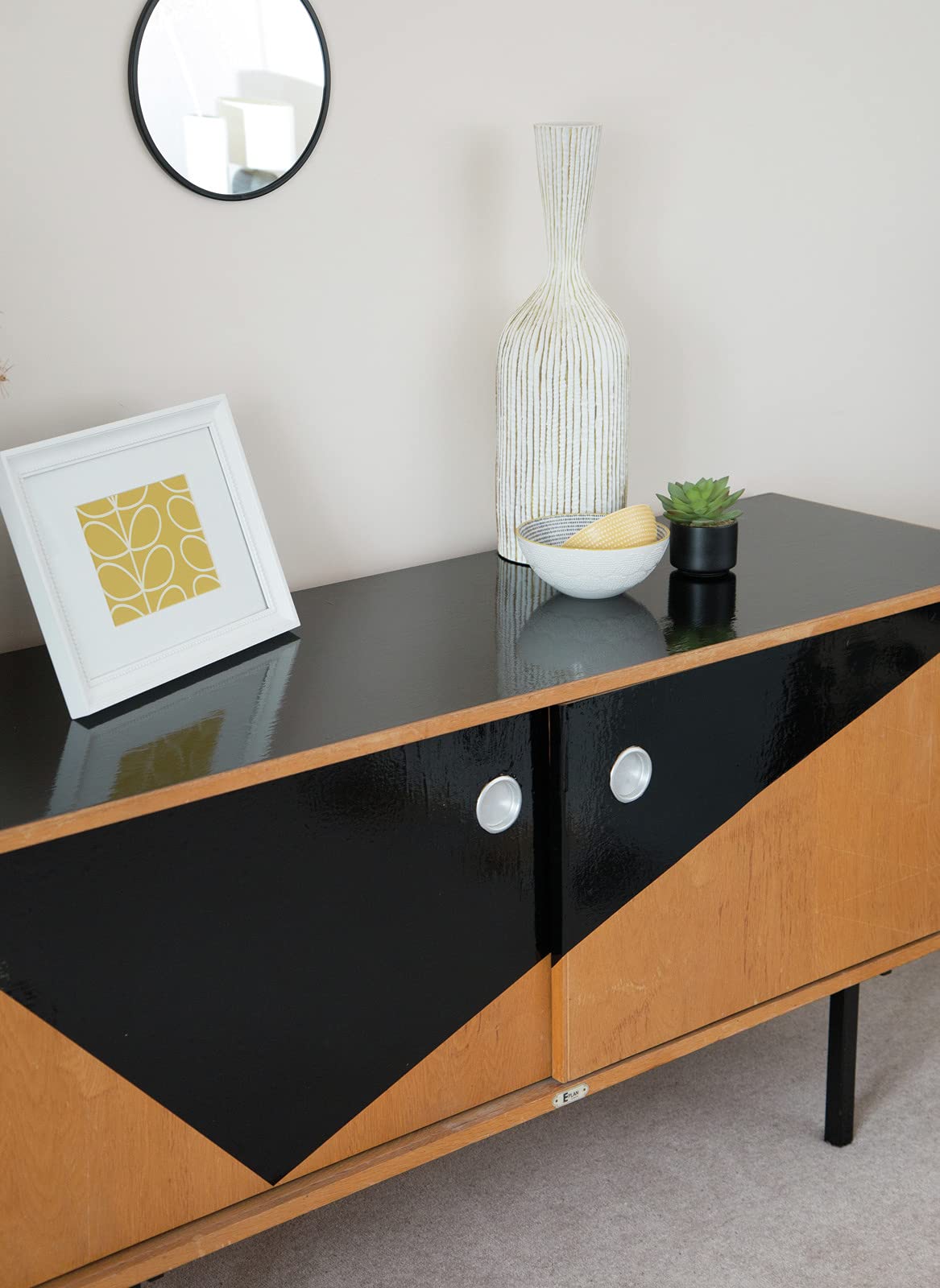 d-c-fix furniture adhesive film black, 90 cm x 15 m - washable and self-adhesive decorative film for kitchen, cupboard, table and windowsill - modern & sustainable - F2005259