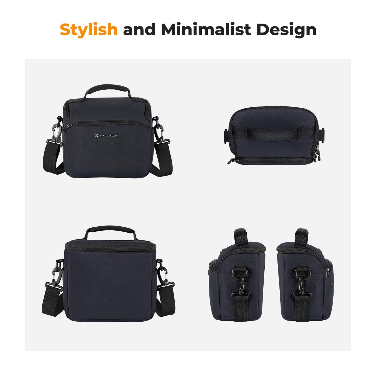 K&F CONCEPT camera backpack camera bag, SLR bags shoulder bag, camera bag liner bag, photo bag for photographers, suitable for everyday use, deep blue - JPKF13.179V1US