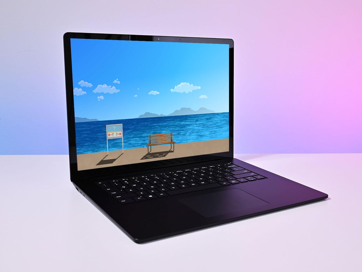 Microsoft Surface Laptop 3 Touchscreen Notebook, 13.5 Inch FHD (2256 x 1504), Intel Core i5-1035G7, 8GB RAM, 256GB SSD, US QWERTY Keyboard, Black, Windows 11 Pro (Refurbished)