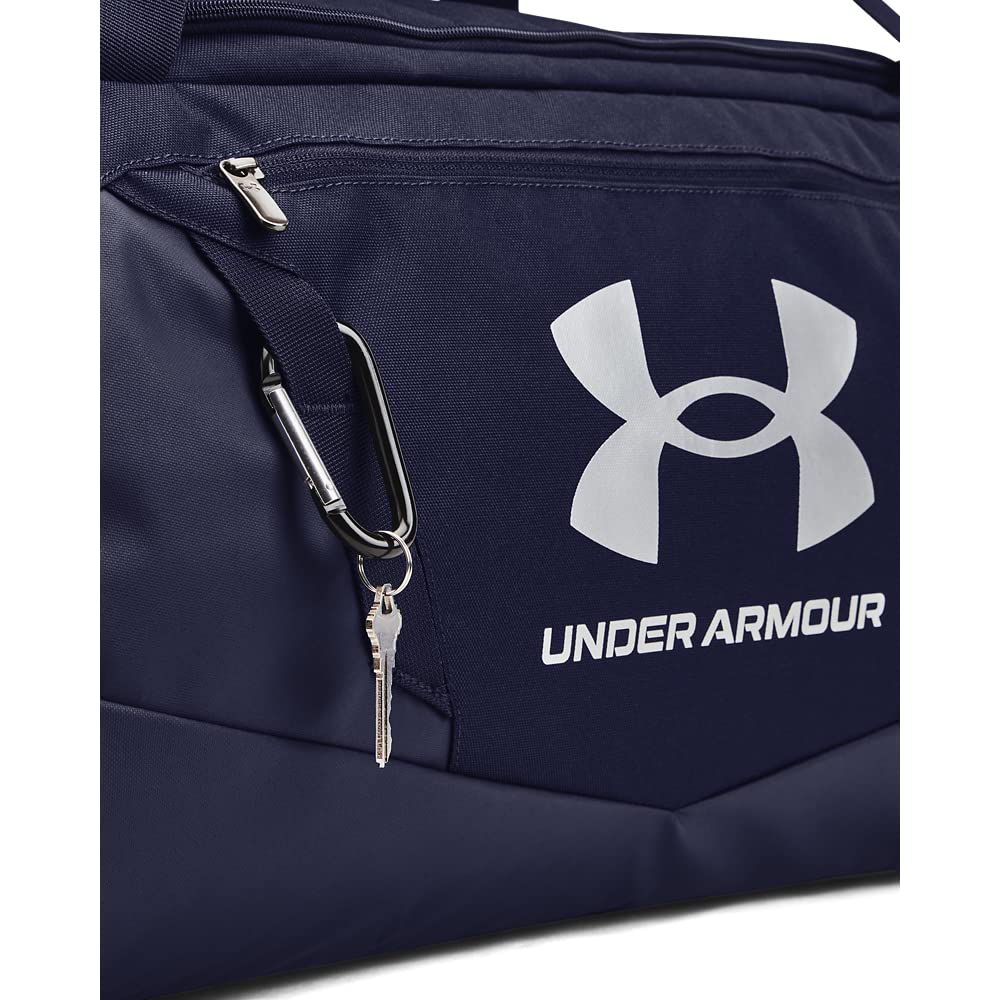 Ua Unisex Ua Undeniable 5.0 Duffle Md Midnight Navy / Midnight Navy / Metallic Silver Osfm - 1369223