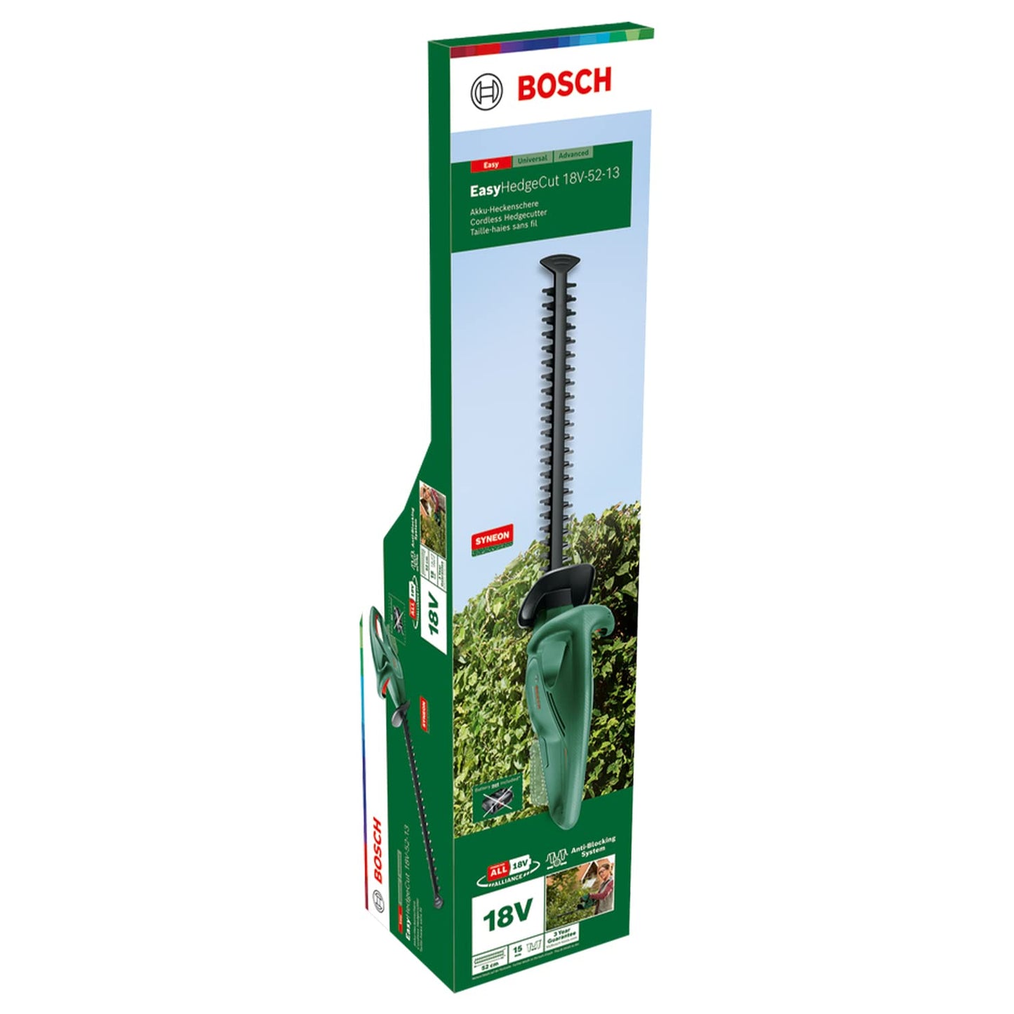 Bosch cordless hedge trimmer EasyHedgeCut 18V-52-13 (without battery/charger) - 0600849M00