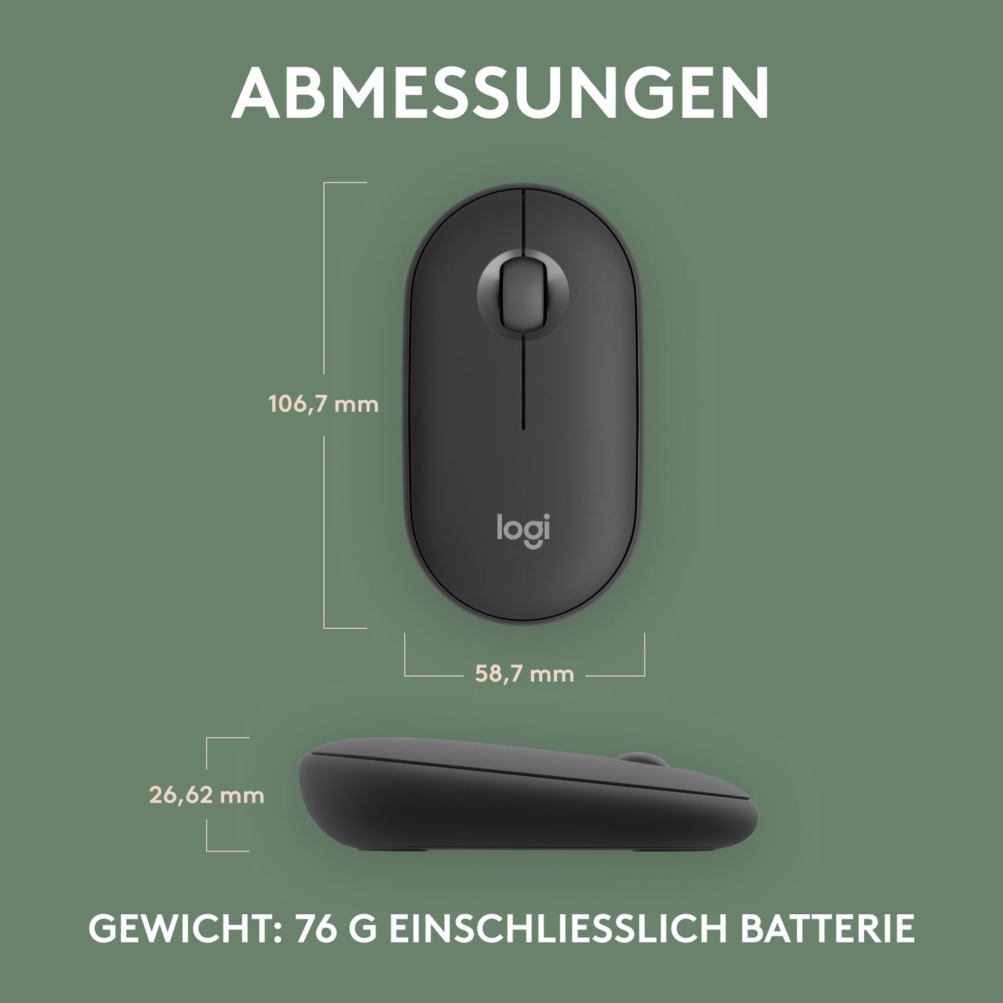 Logitech Pebble Mouse 2 M350s Tonal Rose