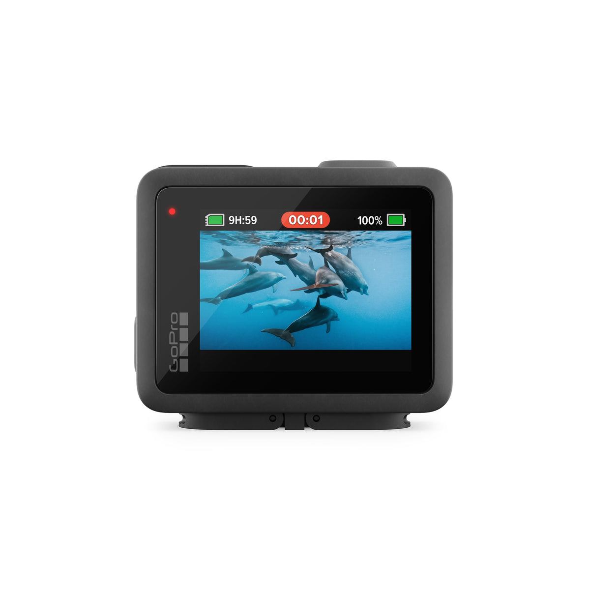 GoPro Hero – Cameră de acțiune compactă și rezistentă la apă cu video 4K Ultra HD, fotografie de 12 MP, ecran tactil - CHDHF-131-EU