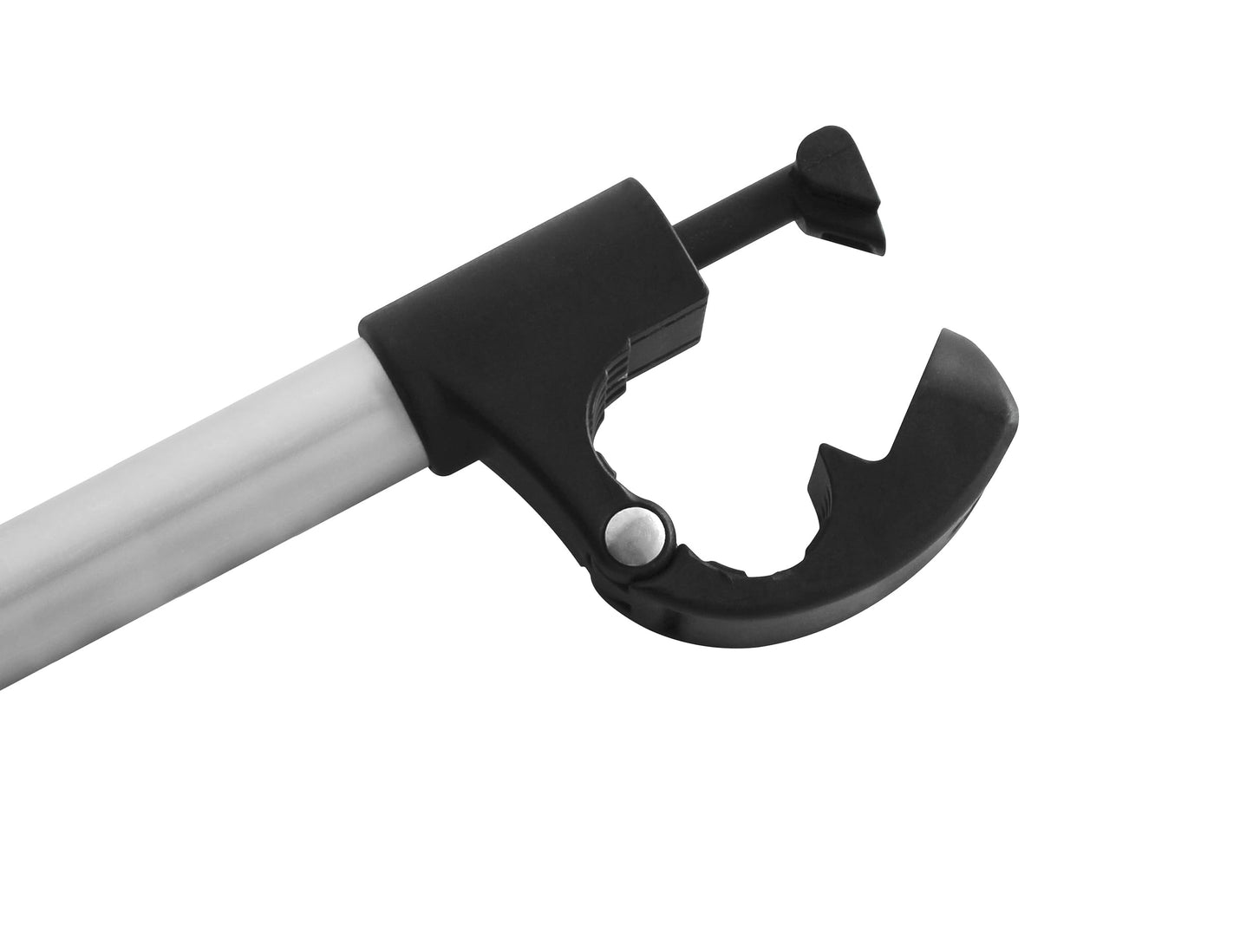 Strap frame holder short Ø 25+30mm, black/silver - 11631
