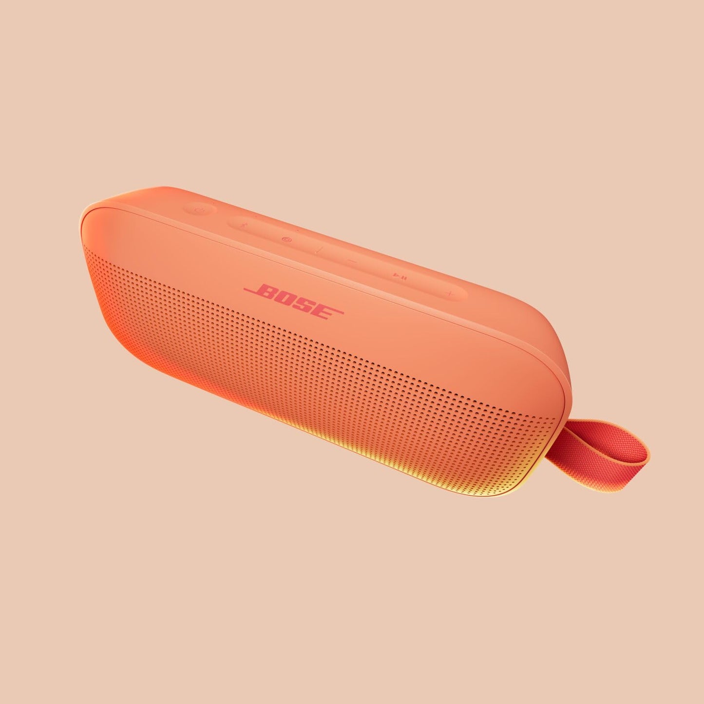 Bose SoundLink Flex Portable Bluetooth Speaker (2nd Gen.), Portable Outdoor Speaker, Waterproof and Dustproof, with Lifelike Sound, 12 Hour Battery, Peach Sunset - 887612-0150