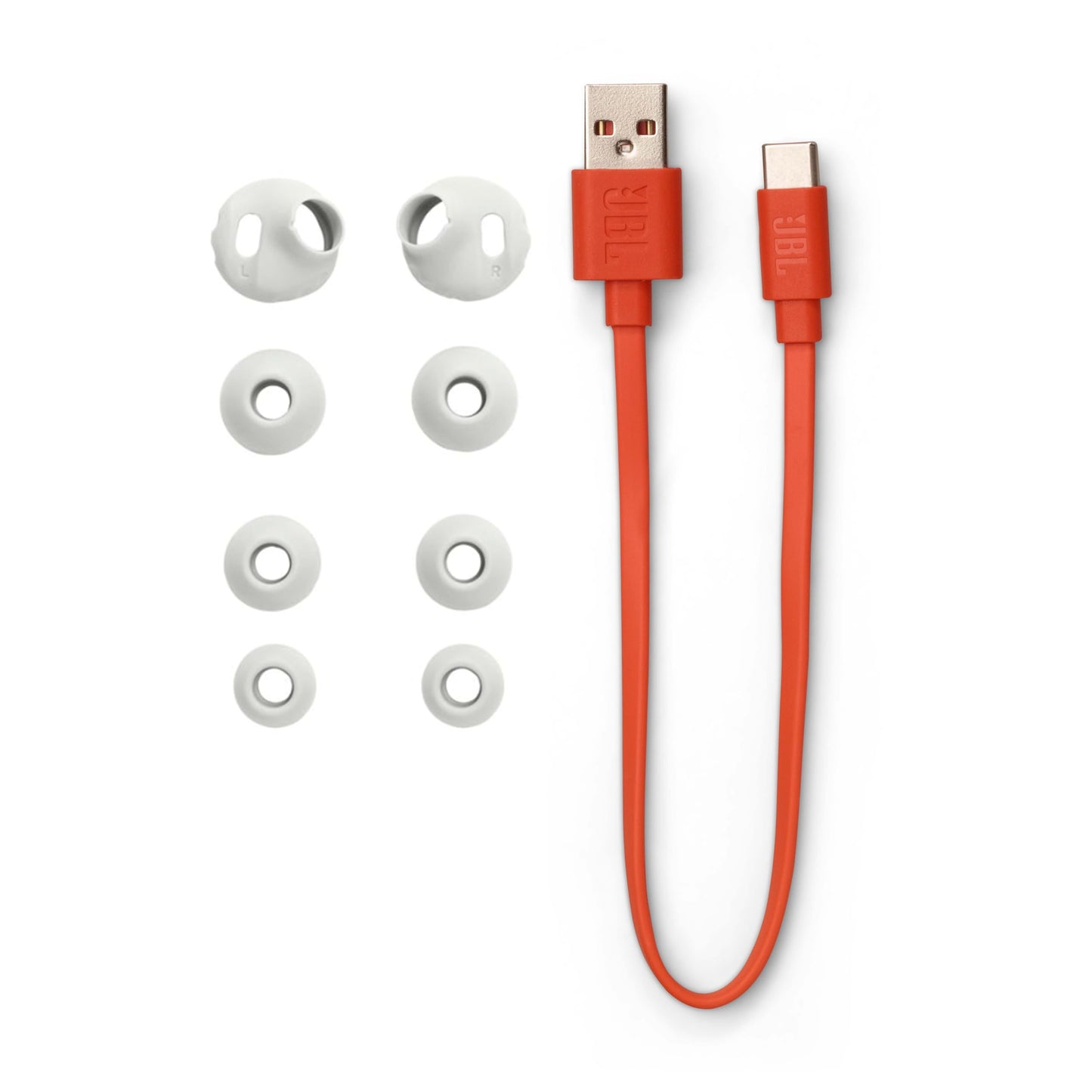 JBL Endurance Race 2, true wireless Bluetooth in-ear headphones, 48 h battery life, IP68 dust and waterproof, noise canceling, JBL Pure Bass Sound, smart ambient technology, sport mode, white - JBLENDURACE2WHT