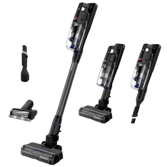 Bissell PowerClean FurGuard, cordless vacuum cleaner, 280W motor, self-cleaning brush roll, FurFinder light, vacuum cleaner wireless, freestanding, HEPA filter, 2500 mAh removable battery, 50 min runtime, 4091N