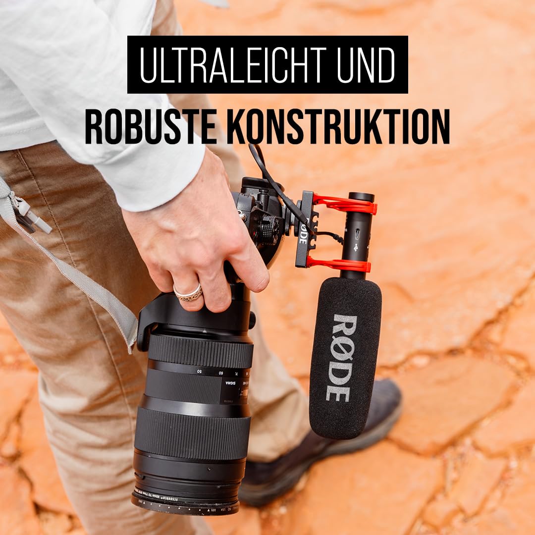 RØDE VideoMic NTG premium USB/camera microphone with numerous switching options and functions for video recordings, content creation, voice recordings, podcasting and video calls