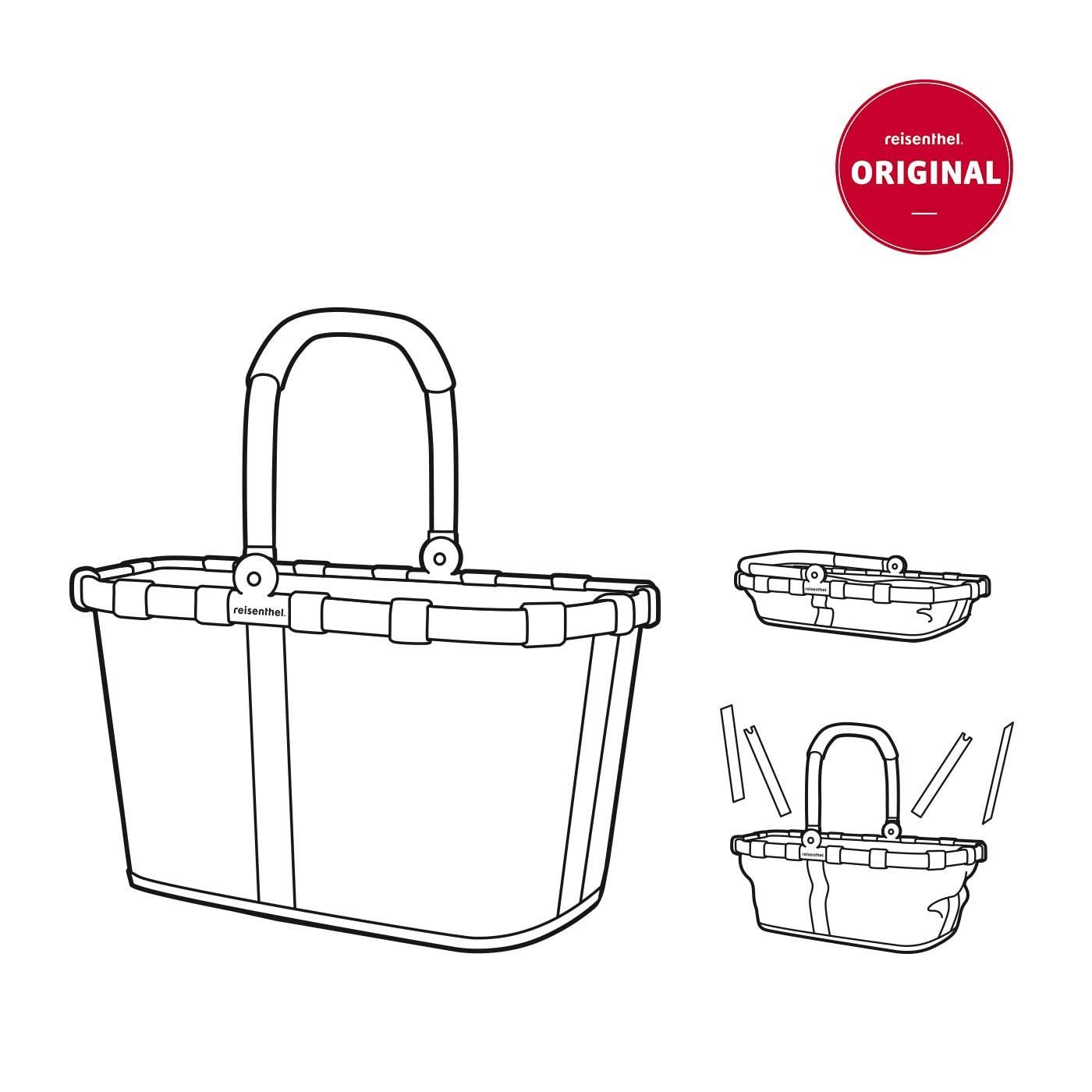 reisenthel carrybag baroque marble Sturdy shopping basket with plenty of storage space and practical inner pocket. Elegant and water-repellent design - BK7061