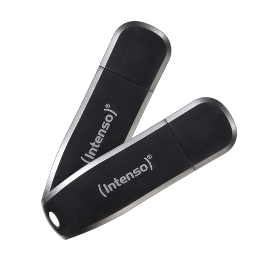 Intenso 2X 128GB Speed Line USB stick 3.2 Gen 1x1, black - memory stick - 3533495