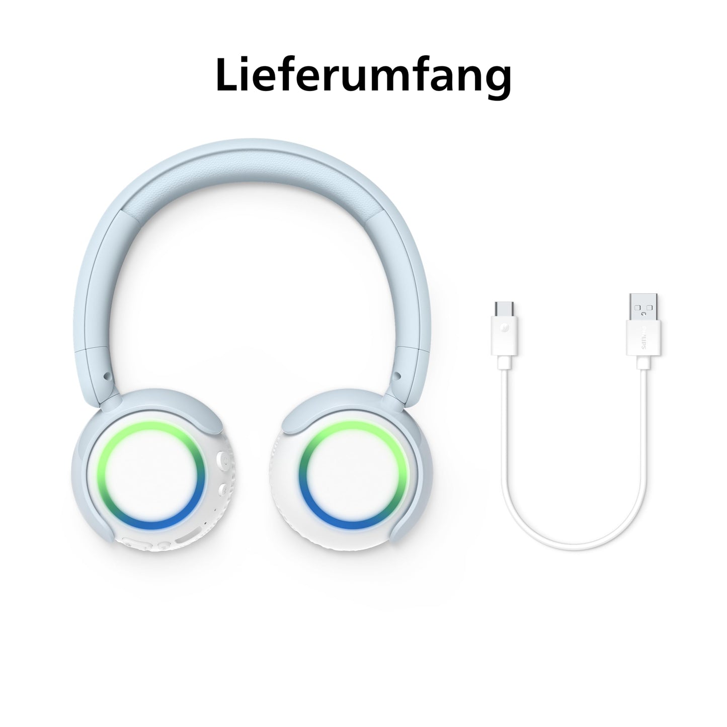 PHILIPS TAK4200BL 4200 Series Wireless Foldable On-Ear Kids Headphones - TAK4200BL/00