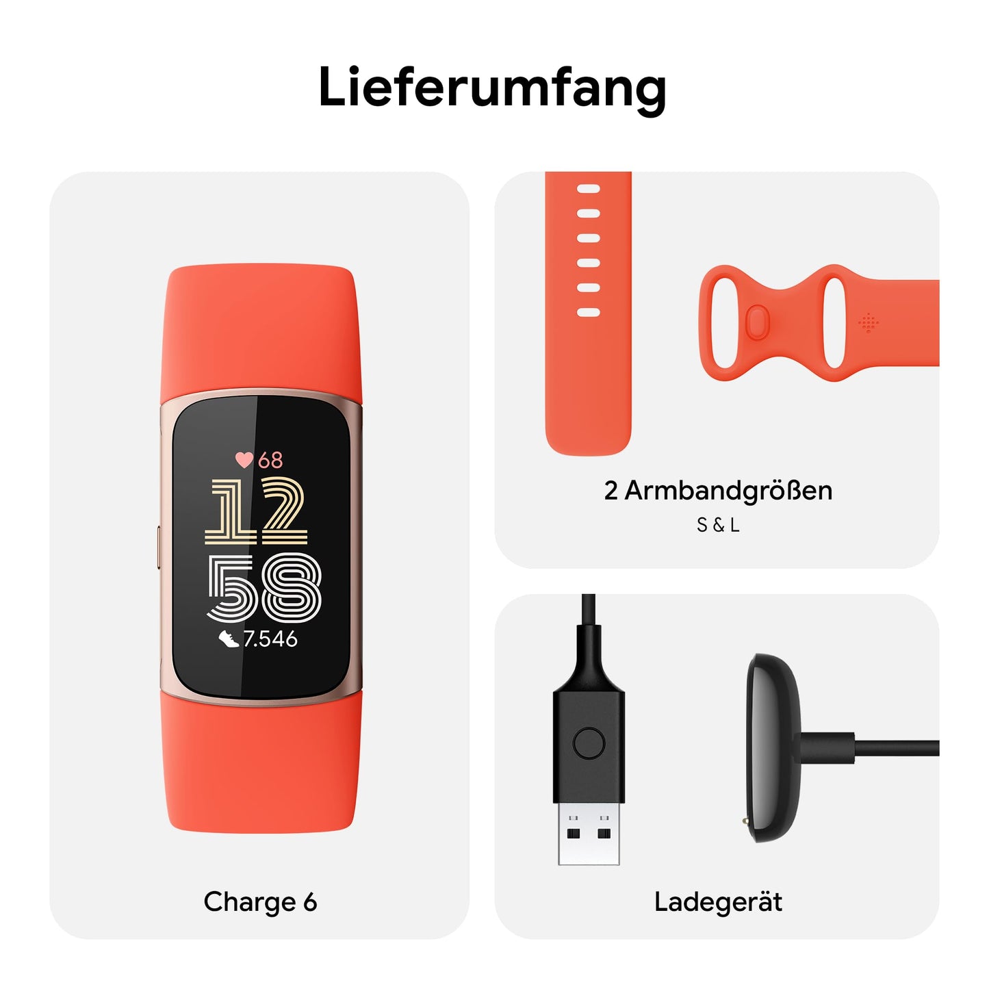Google Fitbit Charge 6 activity tracker includes a 6-month premium - GA05184-EU