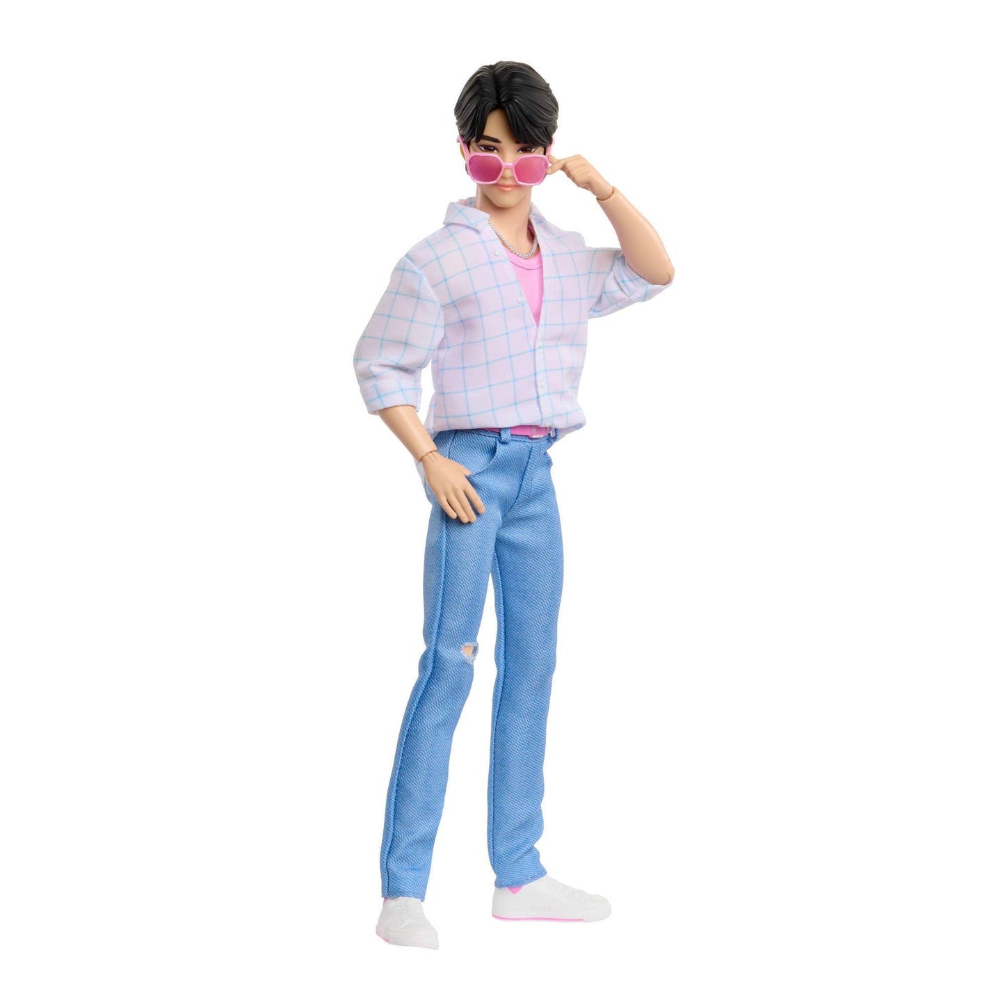 Mattel KPop Demon Hunters Saja Boys Jinu Fashion Doll in Soda Pop Stage Outfit with 2 Accessories Inspired by the Movie JRN38