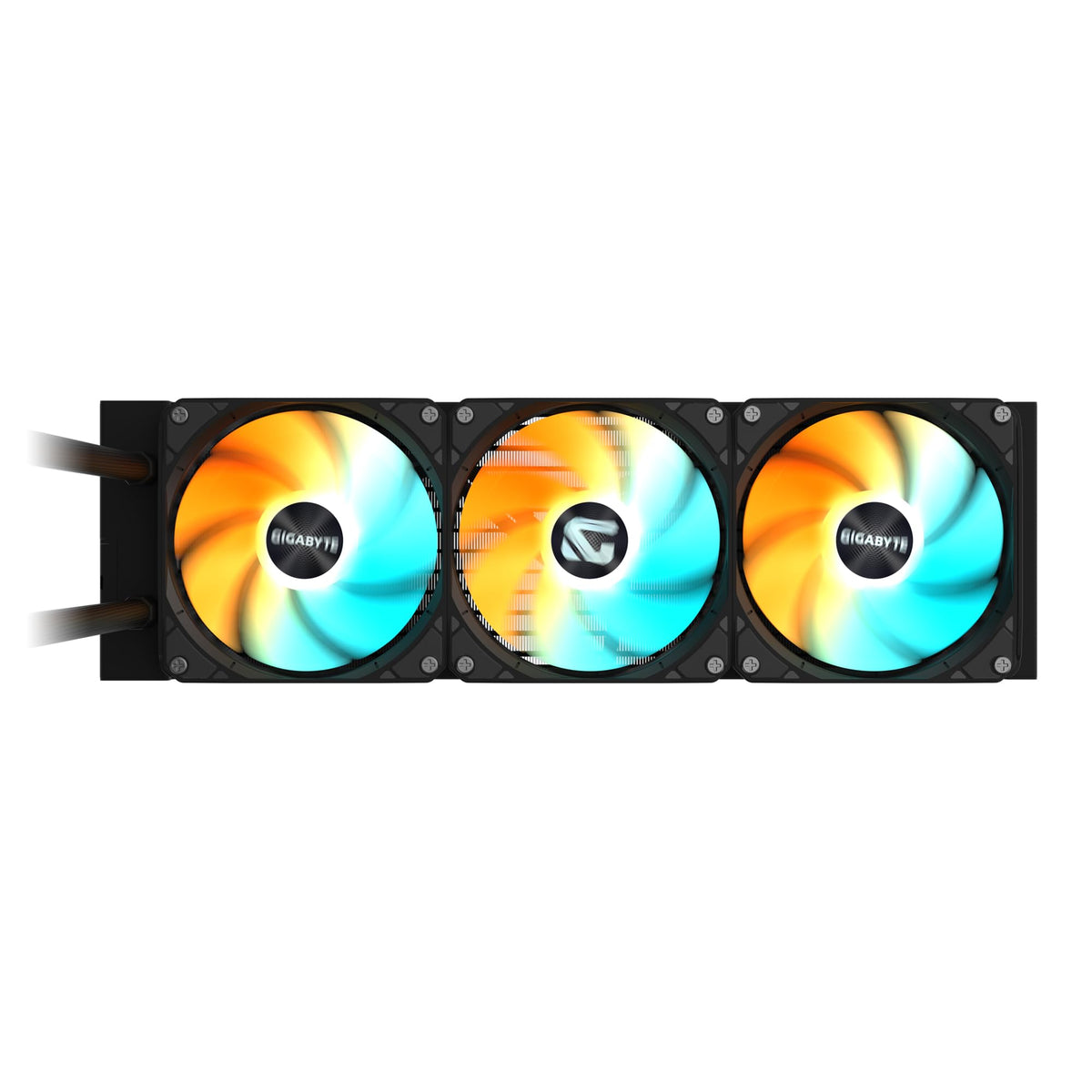 GIGABYTE Gaming 360 Liquid Cooler for CPU - 3x120 mm ARGB Fans, Slide Lock Mechanism, Daisy Chain, Compatible with Intel LGA 1851 and AMD AM5 - GP-GIGABYTE