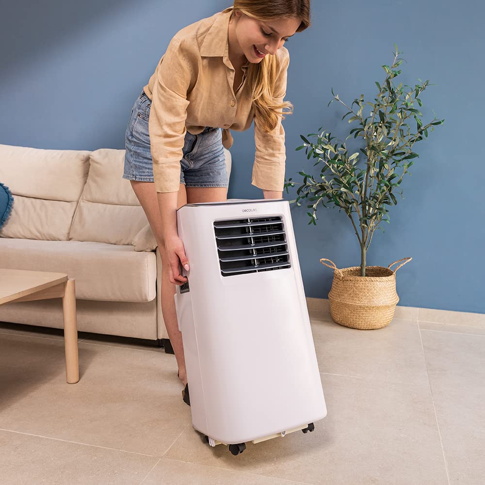 Cecotec portable air conditioner with remote control and tactile control Forceclima 7400 Touch. 7000 BTU, LED screen, 4 modes, 2 speeds, coverage up to 15 m2 - 08171