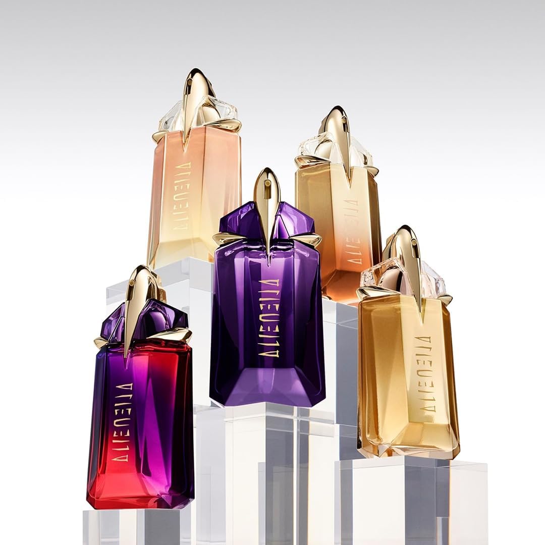 MUGLER Alien Eau de Parfum, exceptional fragrance spray, 60 ml - stands for self-development and radiance; embodies a sun goddess who fascinates and casts a spell - 139953