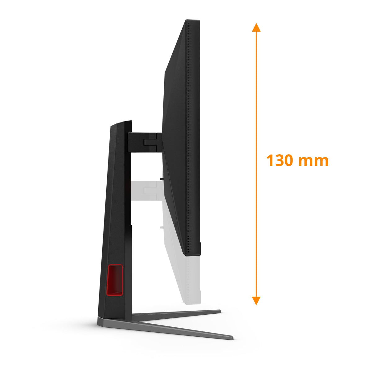 AOC U27G4XM Monitor de gaming de 27 inch cu hub USB, mod dual, panou Fast IPS, 1ms GtG, Adaptive Sync, HDR1000, compatibil G-Sync, ajustare pe înălțime, (3840x2160@160Hz; 1920x1080@320Hz HDMI 2X 2.1 DP 1x 1.4) negru