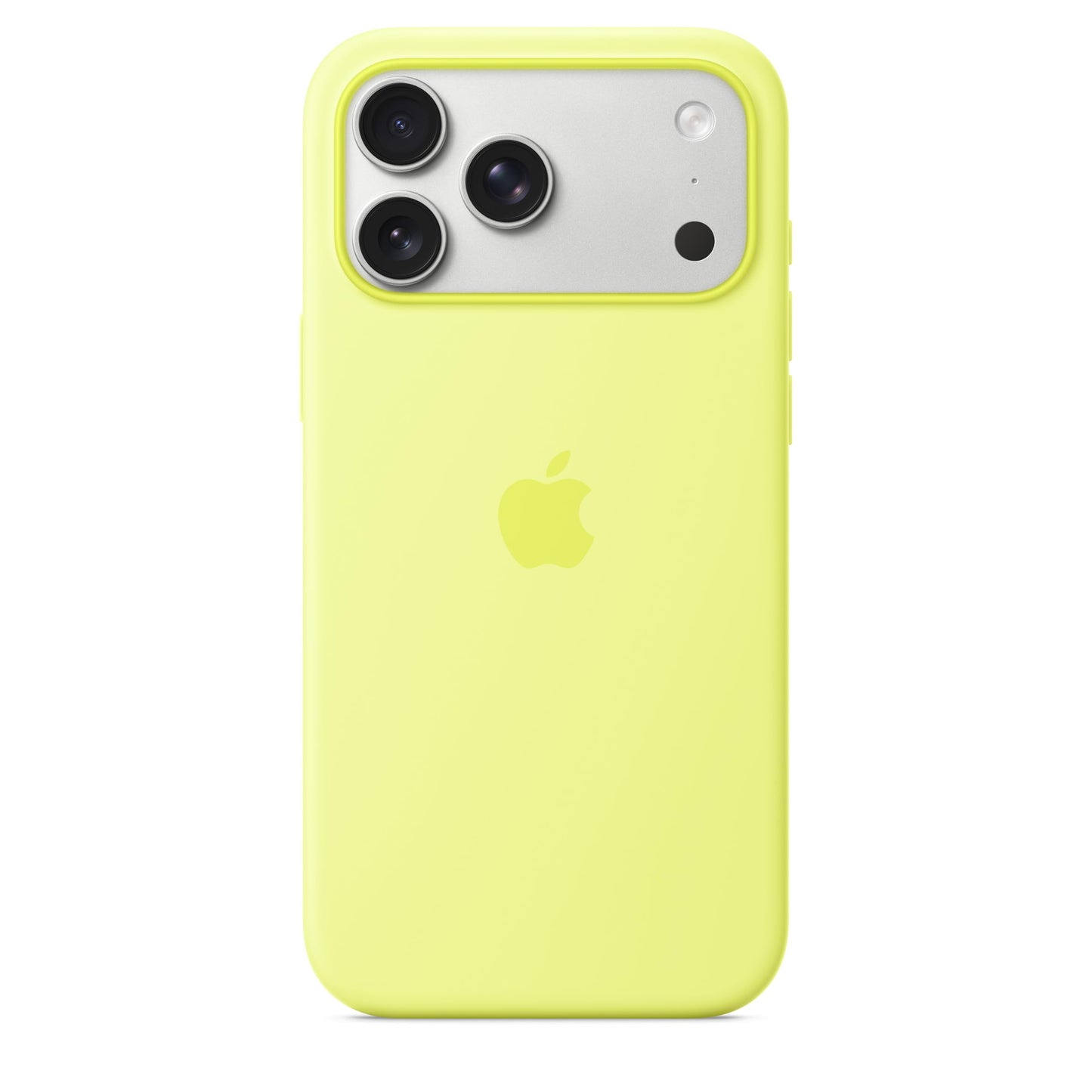 Apple iPhone 17 Pro Max Silicone Case with MagSafe - Neon Yellow  - MGFM4ZM/A