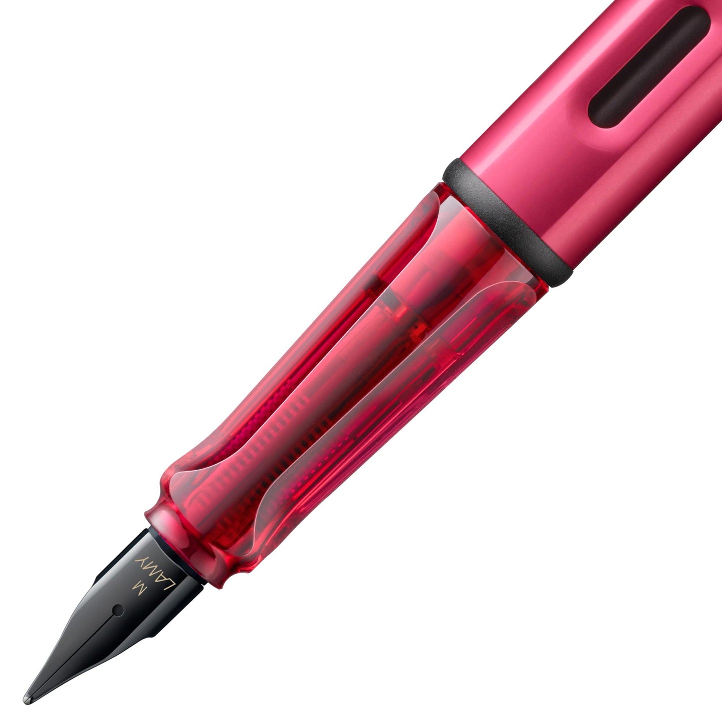 Lamy AL-star fiery fountain pen with polished steel nib in line width EF - 1238702