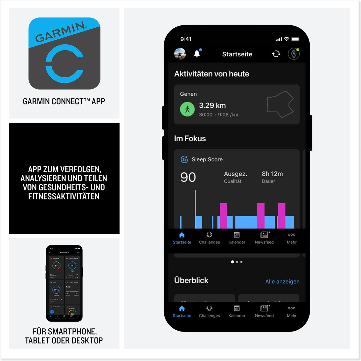Garmin Forerunner 70 43mm (Amazon Exclusive) - Ceas de alergare inteligent, ecran AMOLED tactil de 1,2", autonomie a bateriei de până la 13 zile, recomandări pentru antrenament, date de sănătate, peste 80 de aplicații sportive, notificări, Pay -