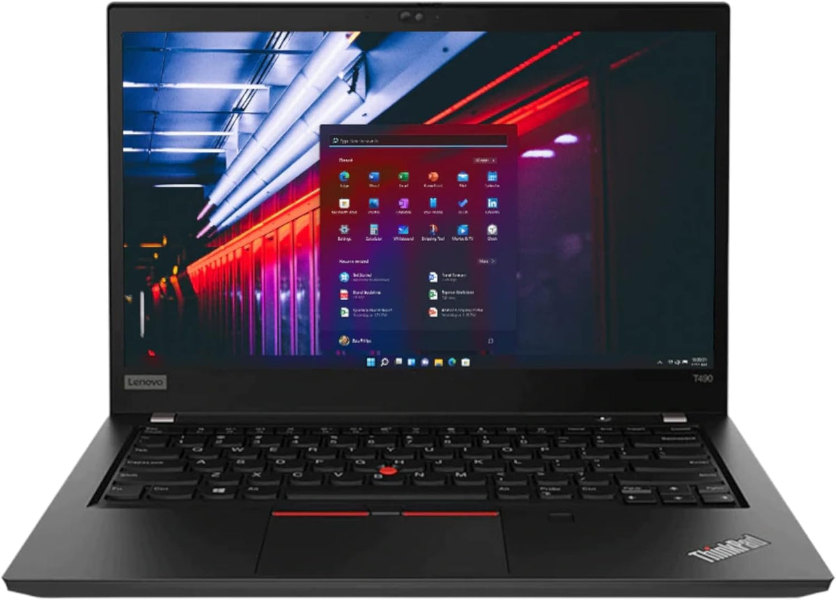 Lenovo ThinkPad T490 | i5-8265U | 14" FHD Laptop | 16 GB | 256 GB | Webcam | Win 11 Pro | 24 months warranty | (Refurbished)