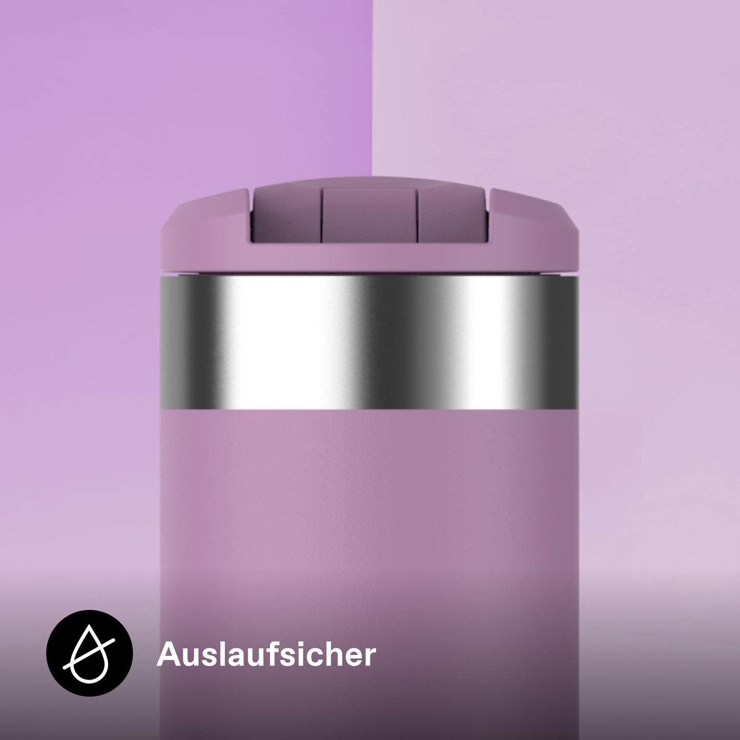 Stanley 1913 Aerolight Transit Thermo Mug 0.35L - Keeps Hot for 4 Hours - Dishwasher Safe - Coffee Mug To Go Leak-Proof - Compatible with Common Car Drink Holders - Lilac - 10-10788-150