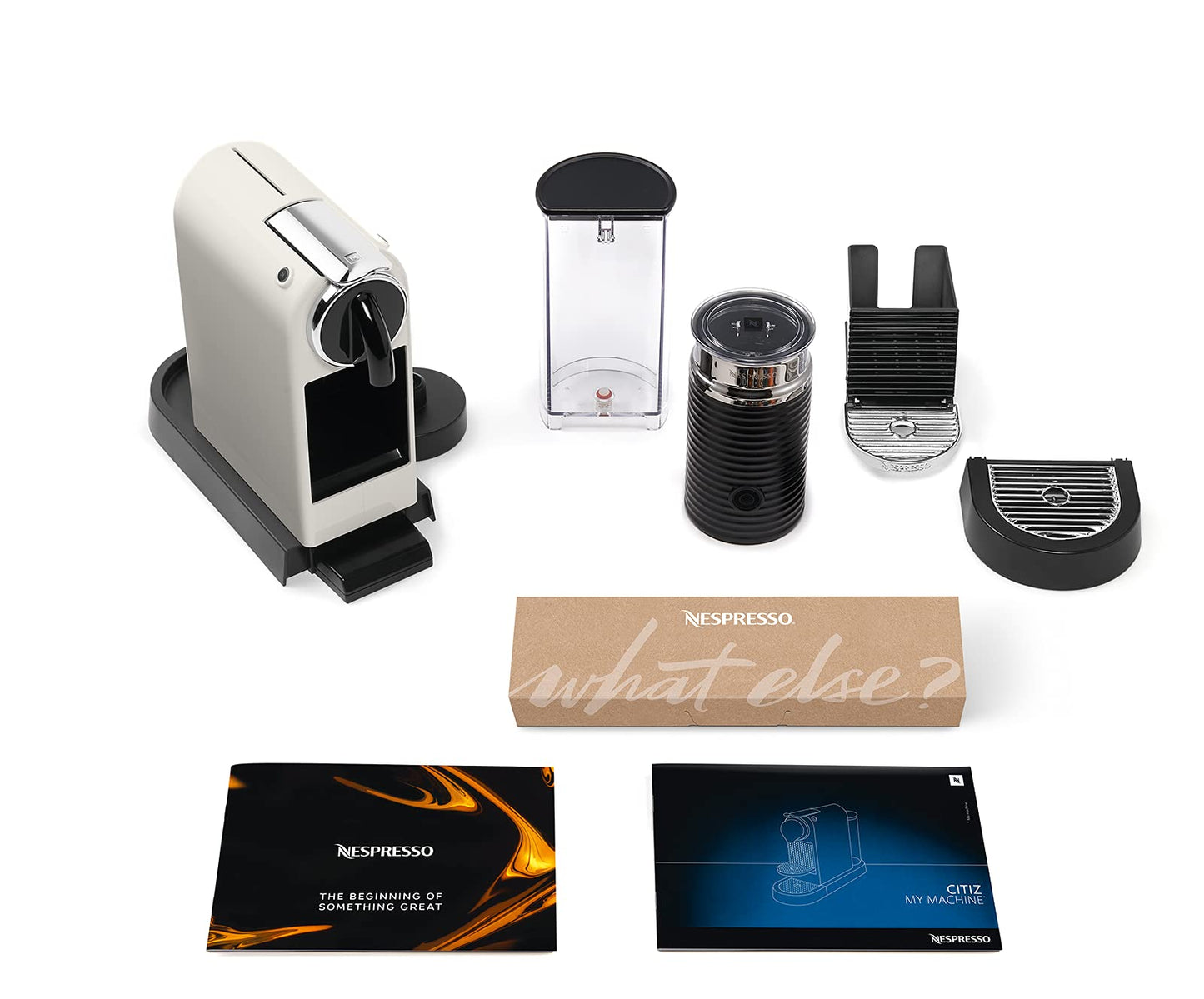 De Longhi Nespresso CitiZ EN 267.WAE coffee machine with milk frother 19 bar white - EN267.WAE
