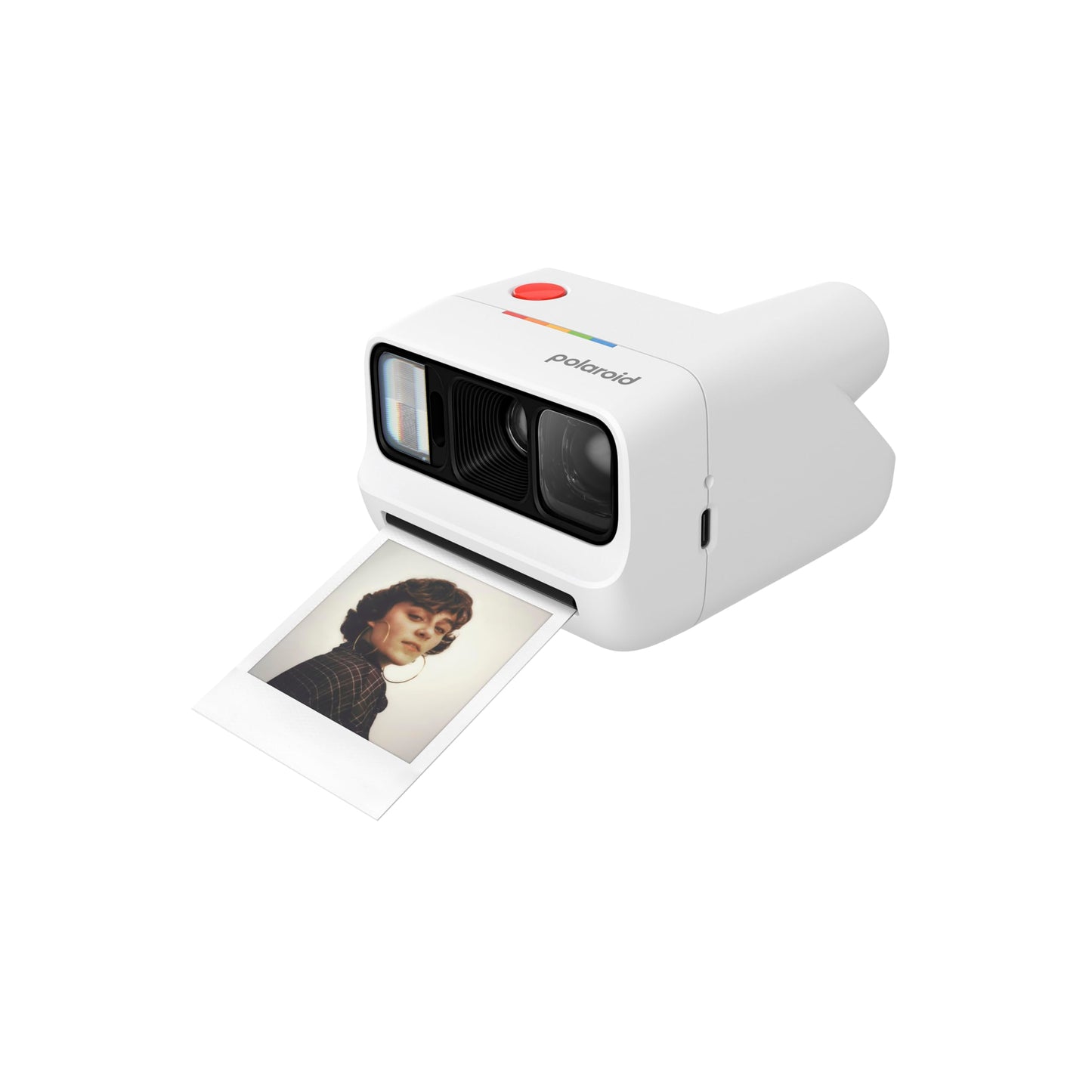 Polaroid - Bundle Instant Camera Go Gen 3 White + Go Color Film (16 Photos) - 006660