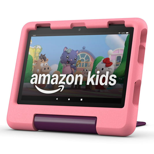 Amazon Fire HD 8 Kids Tablet (latest generation), for children aged 3-7. | 3GB RAM, ad-free content, built-in parental controls, 13h battery life, 32GB, Disney Princess theme (2024) - R24SB8