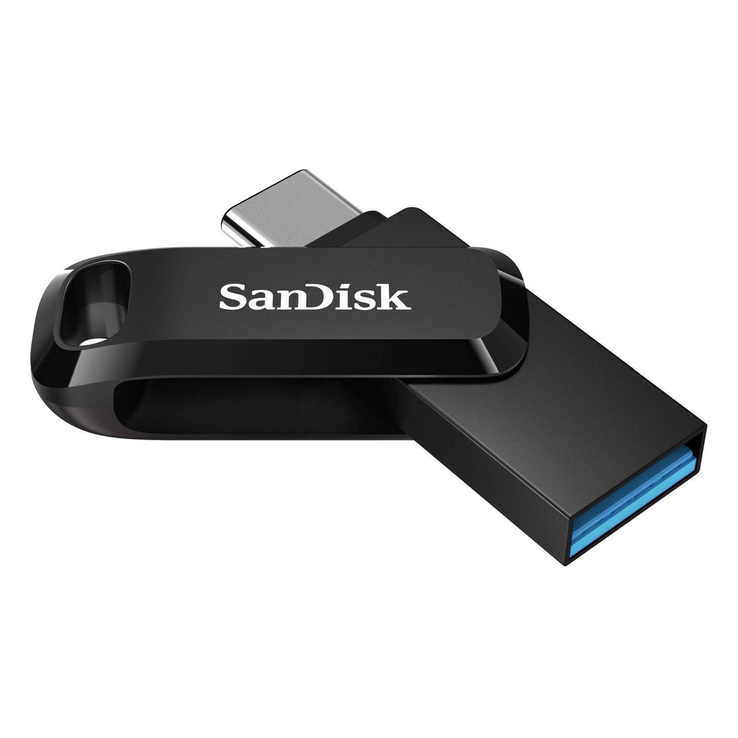 SanDisk Ultra Dual Drive Go USB Type-C 64 GB (Android smartphone memory, USB Type-C port, 150 MB/s reading speed, can be used as a key fob) (pack of 2) - SDDDC3-064G-G46