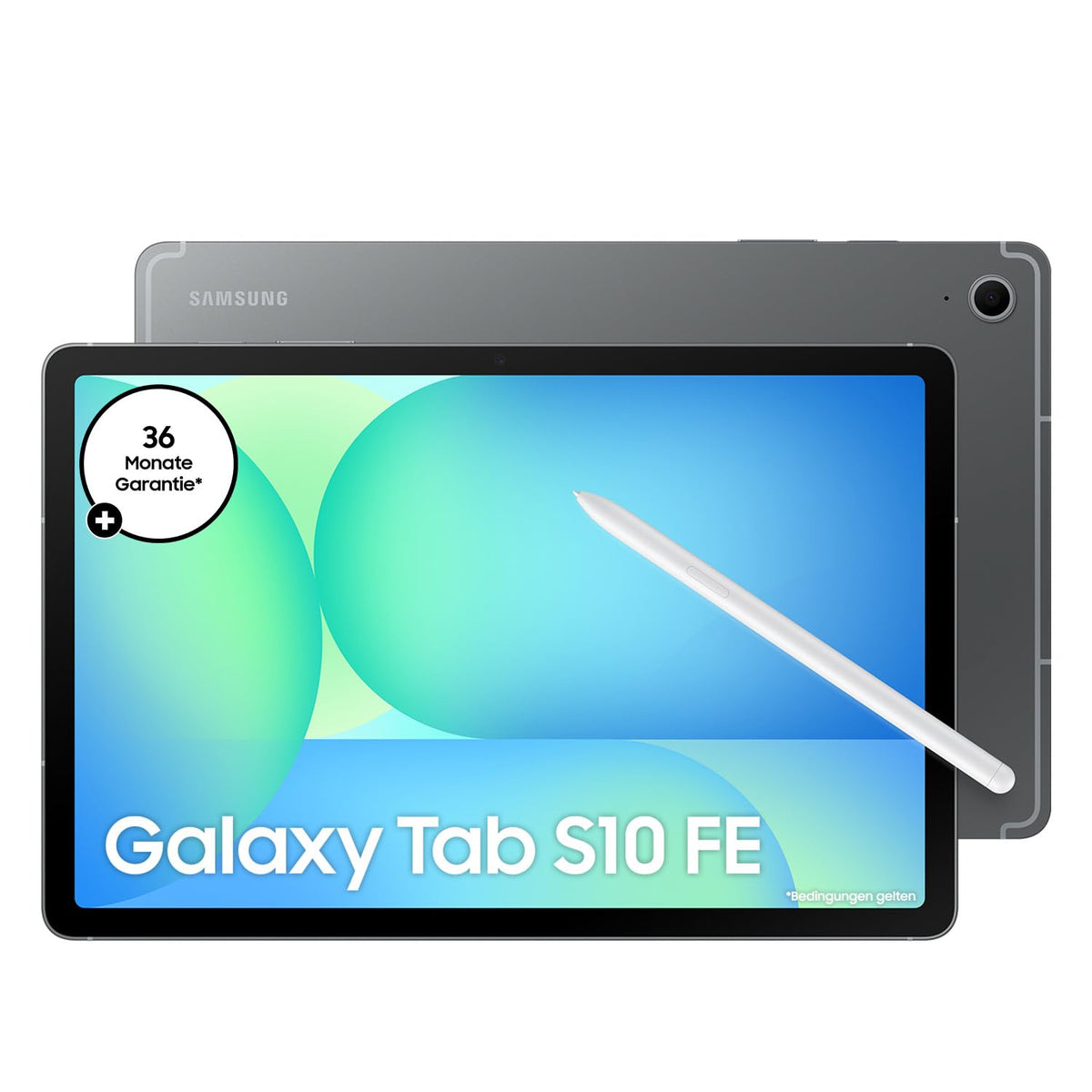 Samsung Galaxy S10 FE AI-Tablet, Android Tablet, 128 GB storage, 8 GB RAM, 27.70 cm/10.9" display, includes S Pen, Wi-Fi, long battery life, gray, 36 months manufacturer warranty [Exclusive on Amazon] - SM-X520NZAREUB