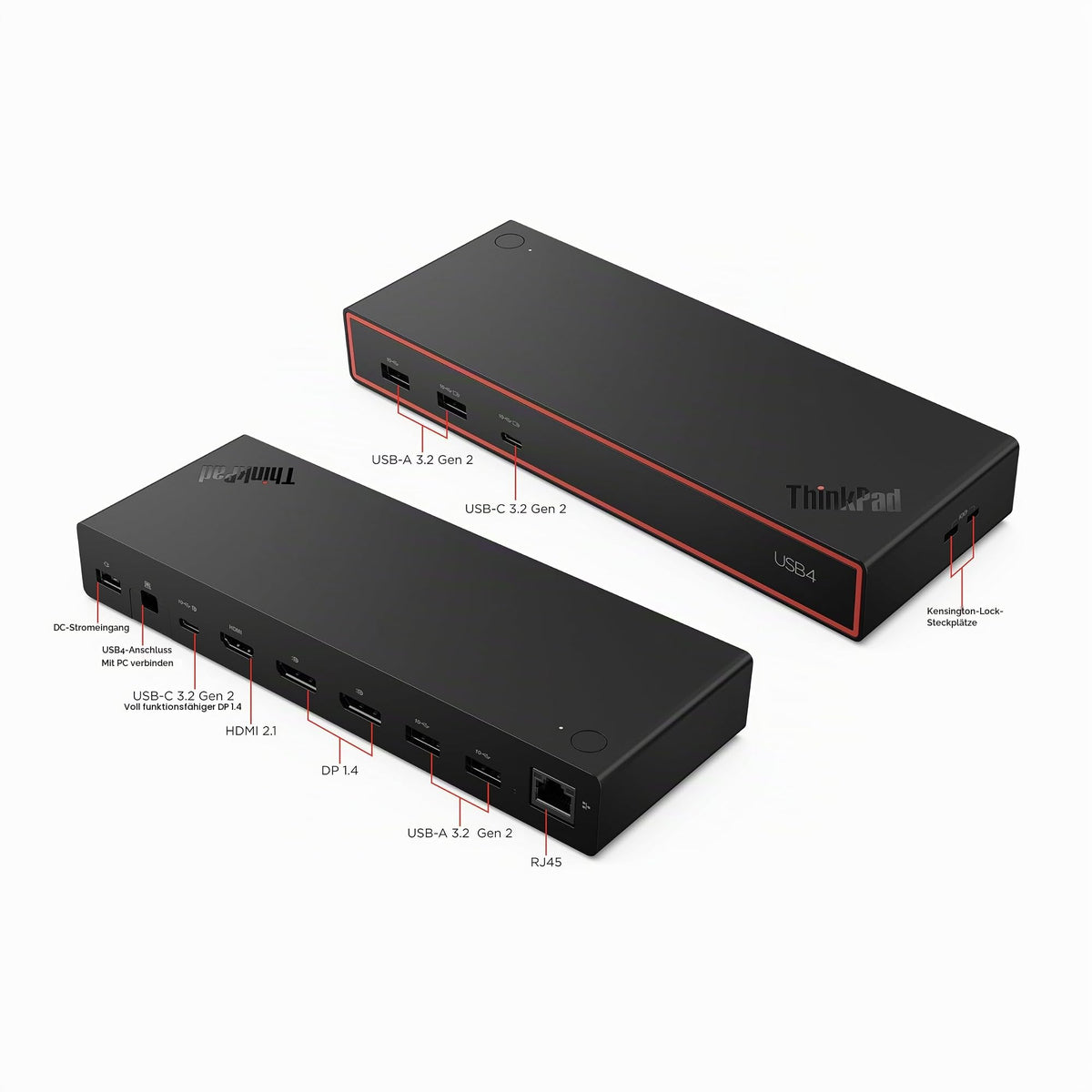 ThinkPad USB4 Dock 5000 with 135W Power Supply - 40BF0135GE