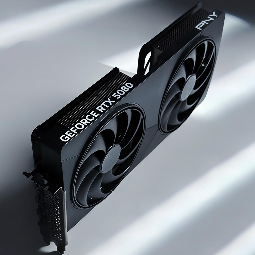 PNY NVIDIA GeForce RTX™ 5080 Slim Dual Fan, Dual Slot OC Graphics Card - VCG508016DFSXPB1-O