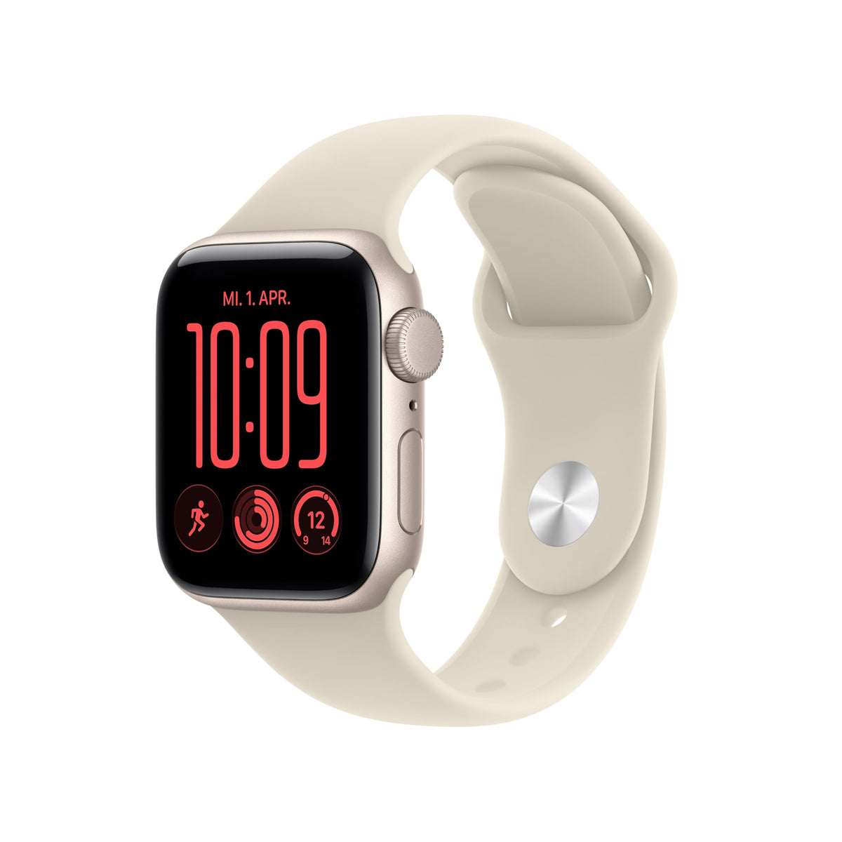 Apple Watch SE 3 GPS, 40 mm carcasă din aluminiu Polarstern - MJKW4ZR/A