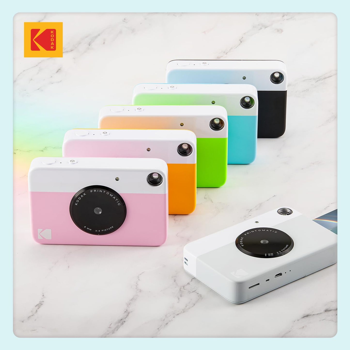 KODAK Printomatic Full Color Instant Digital Camera - RODOMATICBL