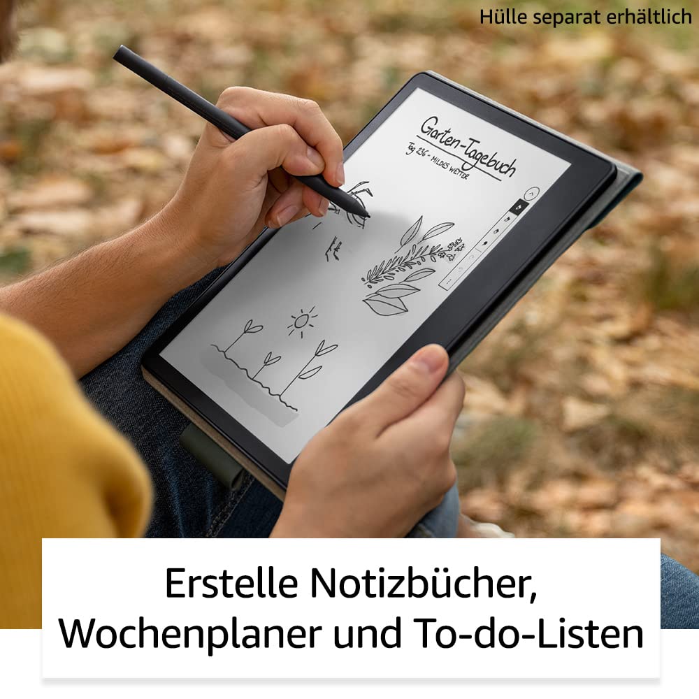 Certified and refurbished Kindle Scribe, the first Kindle with writing functionality, featuring a 10.2-inch Paperwhite display with 300 ppi, comes with a premium input pen | 32 GB - C4A6T4