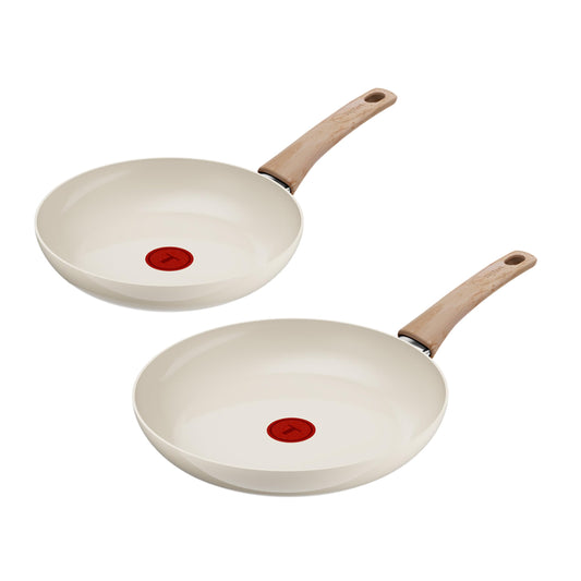 Tefal Reflect On 2-piece Frying Pan Set, 24/28 cm, suitable for all types of cookers - G0229032