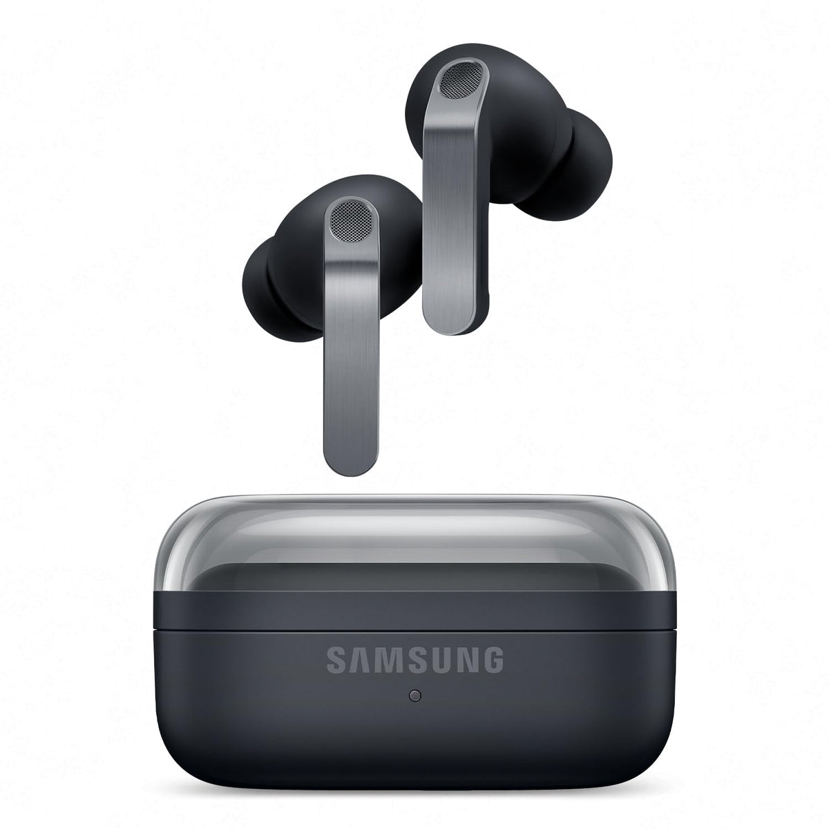 Samsung Galaxy Buds4 Pro, căști Bluetooth fără fir Hi-Fi, difuzor cu 2 căi, anulare adaptivă a zgomotului, căști intraauriculare, sunet 360, agent AI cu control vocal, negru - SM-R640