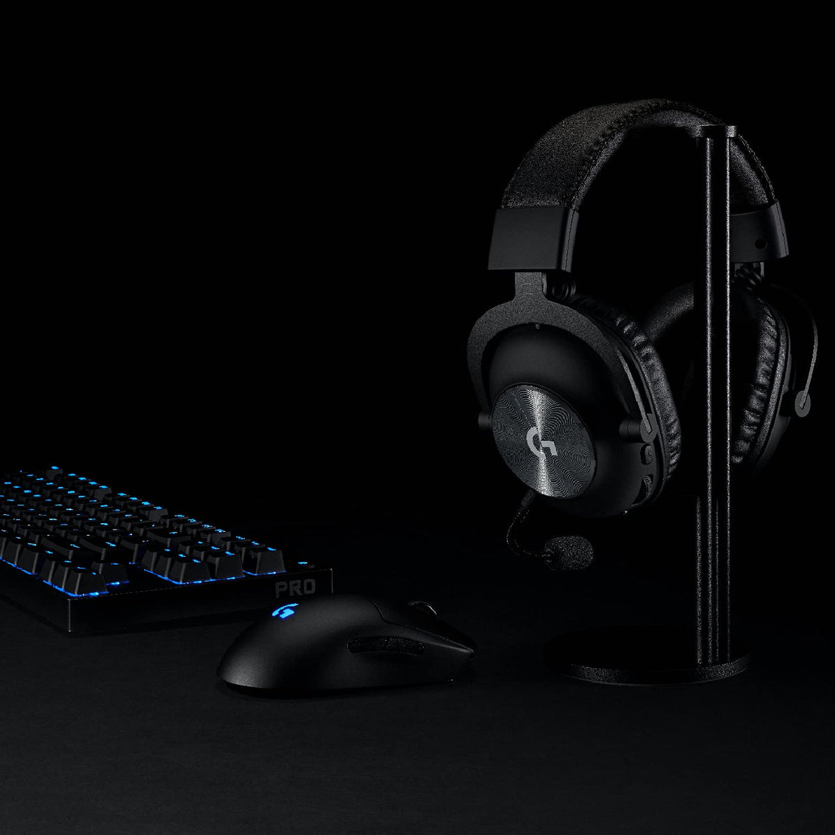 Logitech G PRO X căști de gaming fără fir LIGHTSPEED, tehnologie de microfon Blue VO!CE, difuzoare PRO-G de 50 mm, DTS Headphone:X, negru (refurbished)